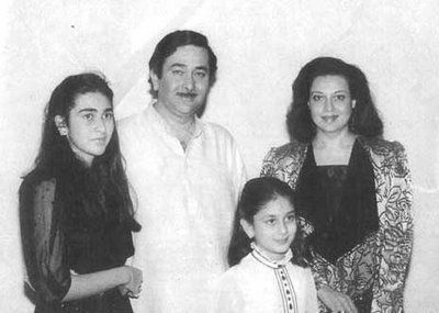 Randhir Kapoor and Family